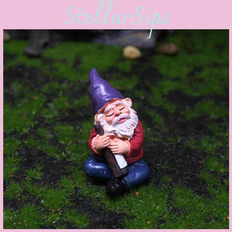 Ornament Drunk Dwarf Christmas Whitebeard Dwarf Modeling For Festive Party Gift