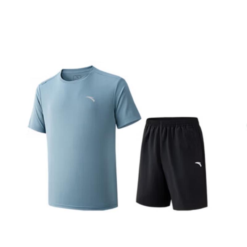 ANTA Men's Quick-Dry T-Shirt & Shorts Set