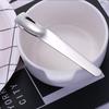 1Pc Stainless Steel Ice Cream Yogurt Dessert Spoon Stirring Kitchen Flatware