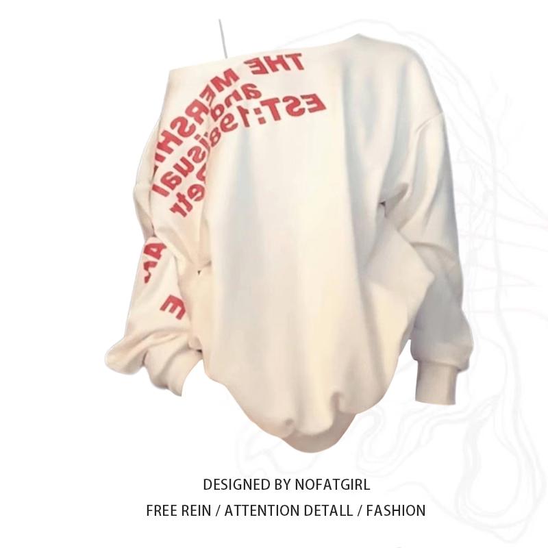 Y2k Sexy Oversize T Shirt Women Streetwear Print Long Sleeve Basic Top Lady Fall Winter Korean Fashion Oversized Tees Shirt