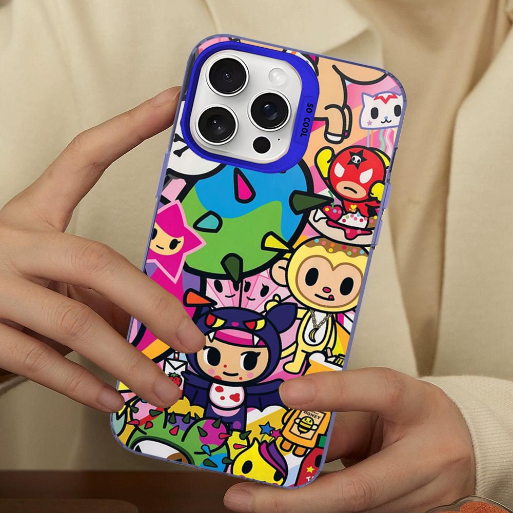 Japan Tokidokis Phone Case For IPhone 16 15 14 13 12 11 Pro Max X XR XSMAX 8 7 Plus Matte Shockproof Back Cover