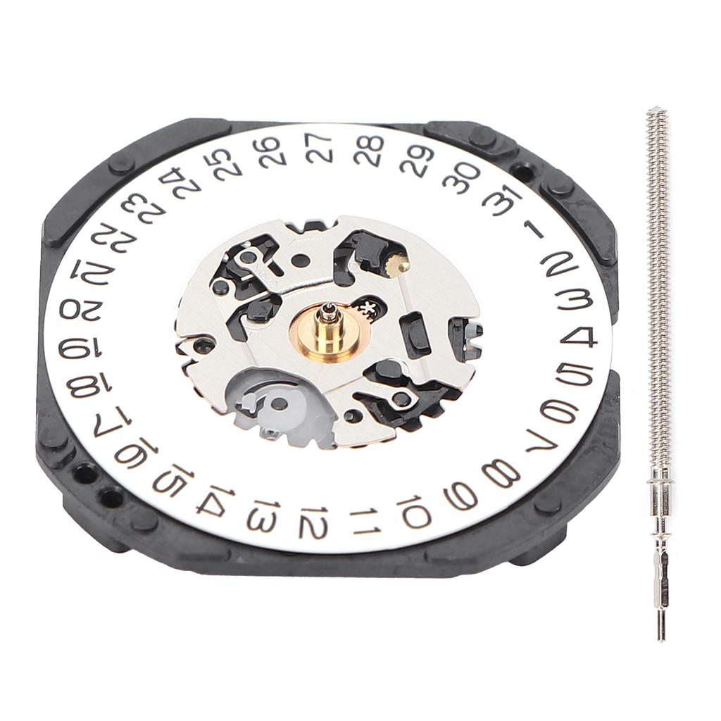 Calendar White Date Display VX32 Quartz Watch Movement Replacement Watch Spare Parts Repairing