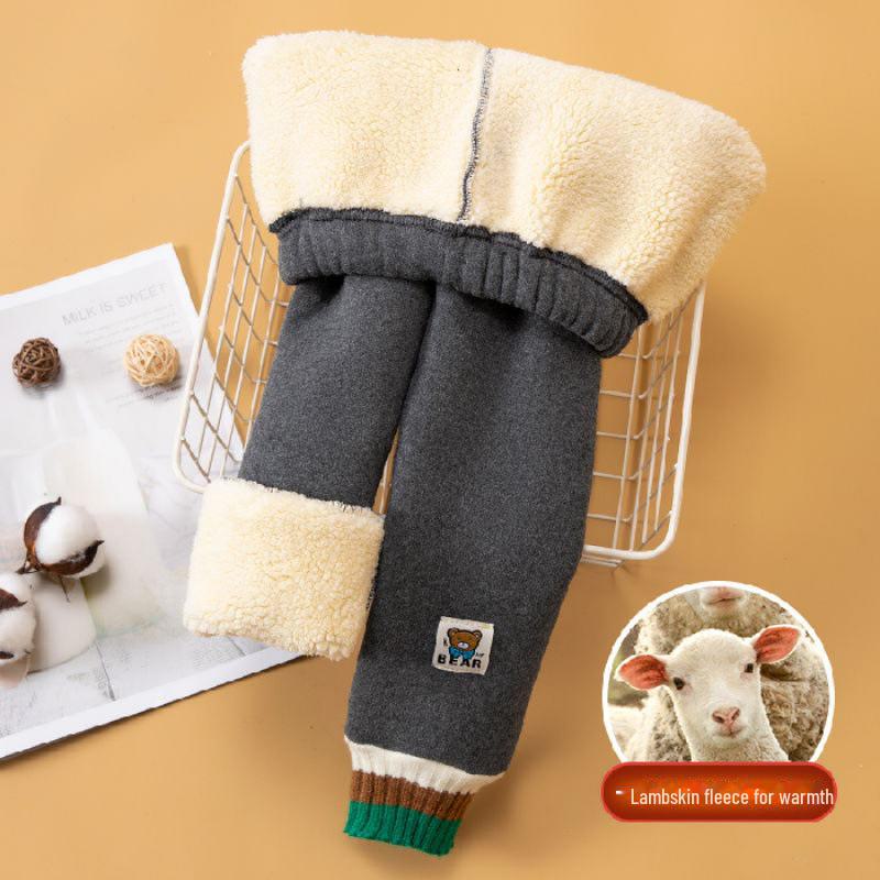 

Стильные черные зимние леггинсы с бархатной подкладкой для девочек - теплые и уютные брюки для детей 160