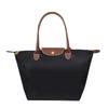 Borsa a tracolla pieghevole in nylon da donna, impermeabile e pratica, borsa portaoggetti per sport, fitness, shopping e regali, colore Rosso Vino, Rosso, Viola