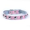 Pet Dog Collar Leather Punk Rivet Puppy Dog Cat Collar for Small Dog Necklace Pets Product Collar
