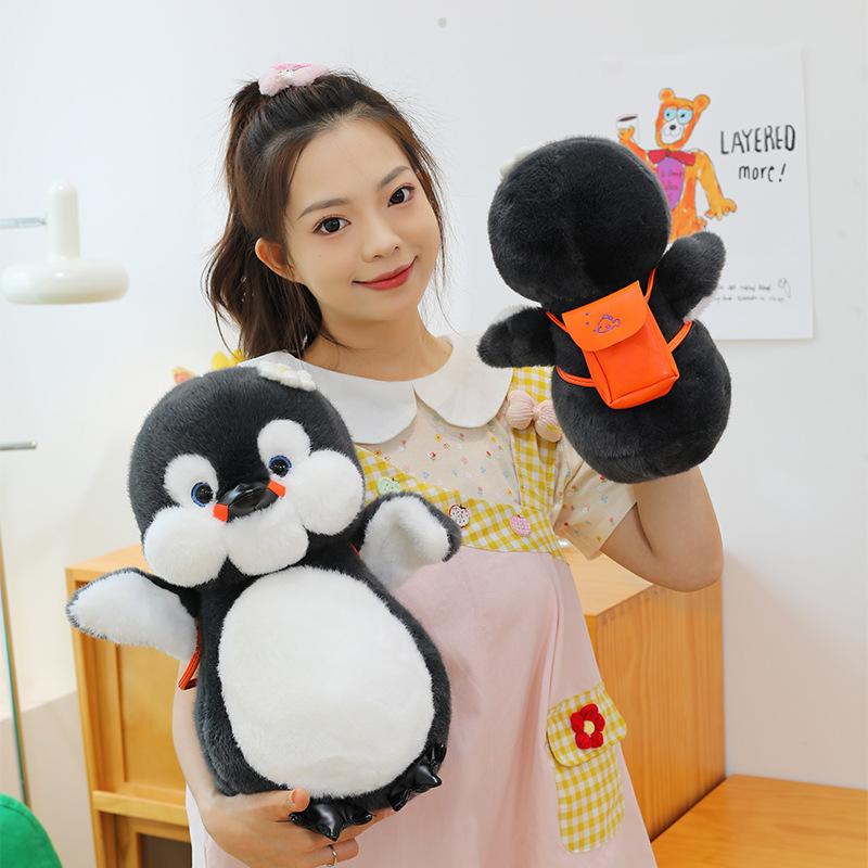 Funny Backpack Penguin Plush Toys Children's Dolls Aquarium Souvenirs Truant Dolls Home Decorations