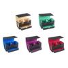 PU Leather Trading Card Deck Storage Box Gathering Card Toy Container Collectible Game Card Collectors with Drawer