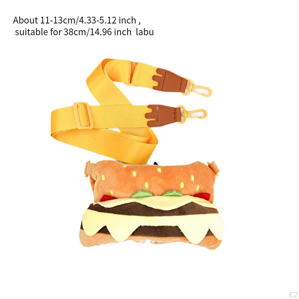 38cm Plush Doll Clothes Outifit Hamburger Bag Stuffed Animals Clothes,Soft,Photo Props Stylish