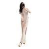 Korean High-end Casual Sports Suit for Women, Summer Age-reducing Fashionable Short-sleeved Trousers Two-piece Set