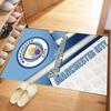 Manchester City Customizable Name Area Rug Design for Balcony Study room Game Room Hallway Anti-slip Rug Anime Office Decor Perfect Gift for Women/Men