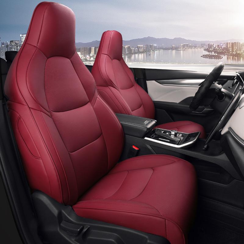 Maßgefertigter Weltmeister EX5 Ganzjahres-Leder-Autositzbezug 5-Sitzer