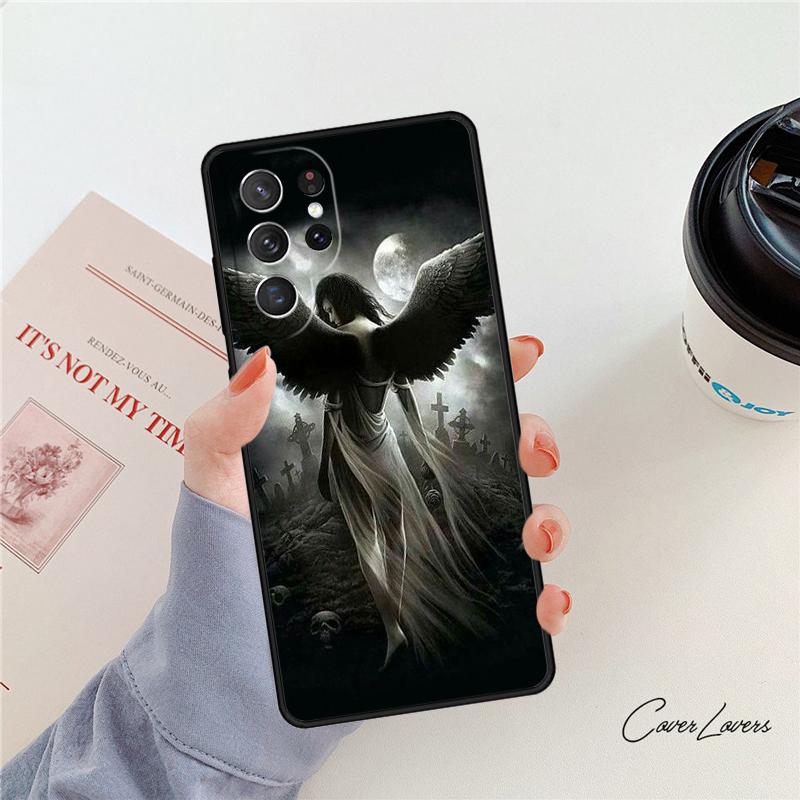 Guardian Angels Phone Case For Samsung Galaxy S24 S25 S23 S22 Ultra Note 10 20 Plus S20 S21 FE Cover