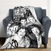 1pc One Direction Flannel Blanket, Soft Skin Friendly with Digital Printing, Various Sizes Available for Family, Friends, Birthday