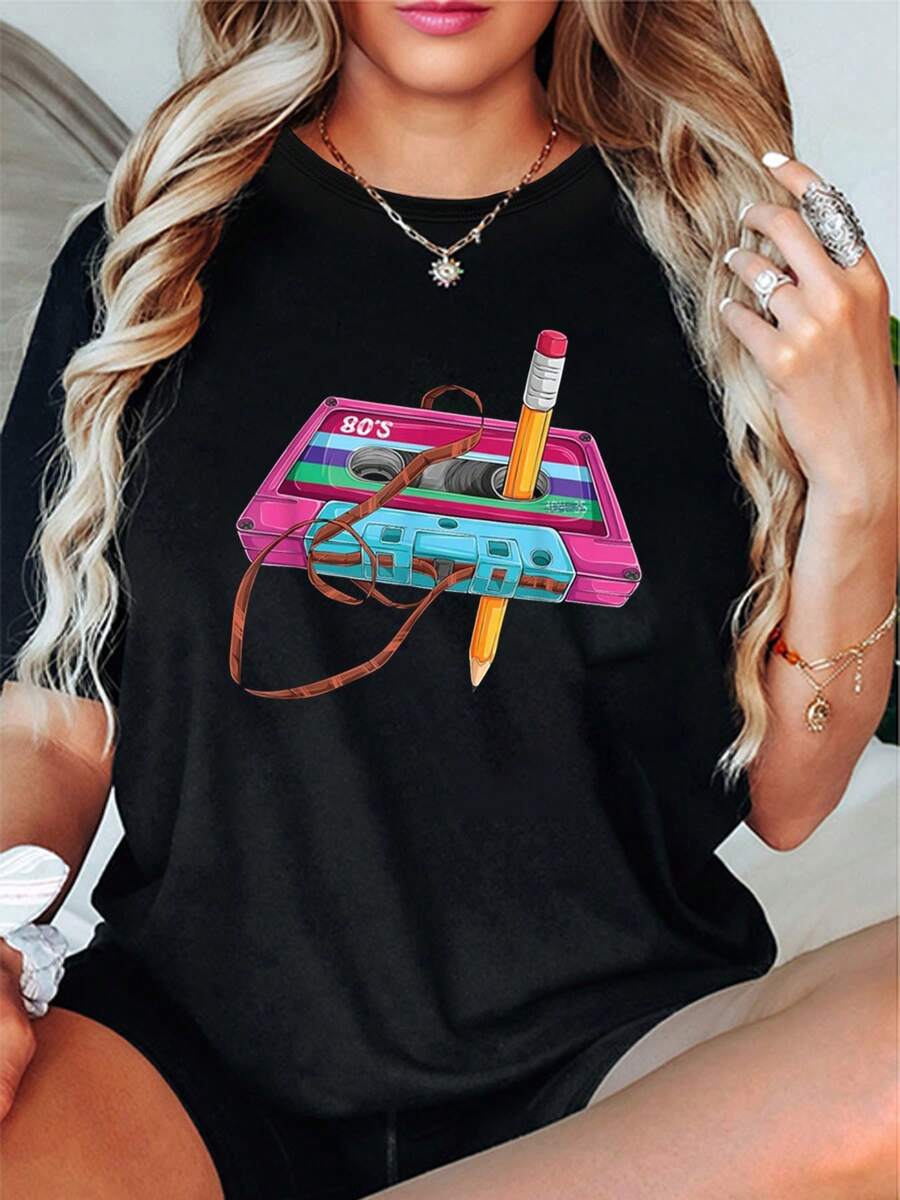 Fashionslim[Festival Special]Music Festival Retro Style Cassette Tape - A Clash Of 80s Music And S