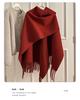 Cozy Wool Tassel Shawl for Women – Autumn/Winter Photography Cloak