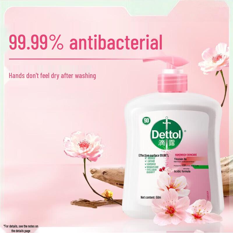 Dettol Alcohol-Free Moisturizing Hand Sanitizer (4x500g)