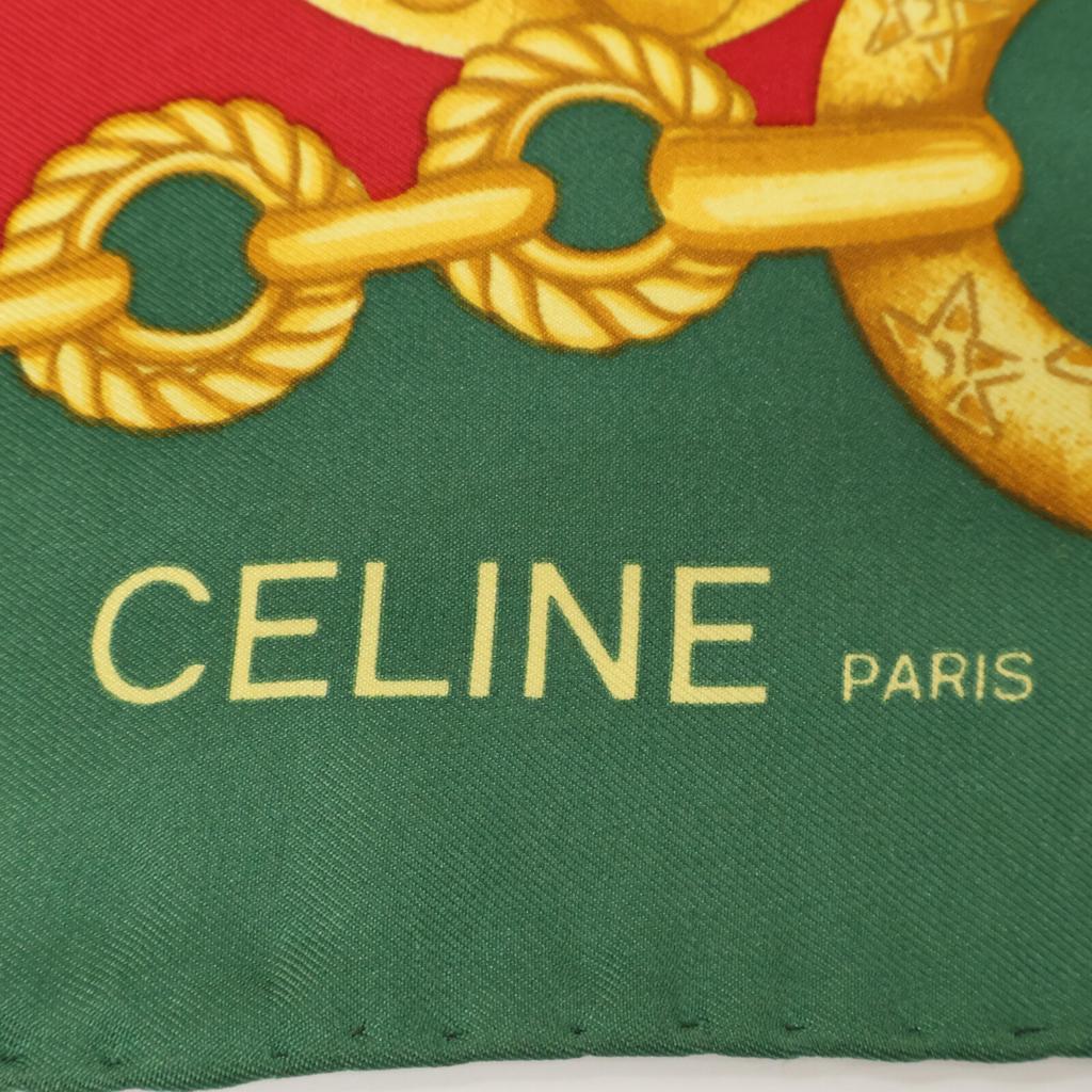 CELINE Chain motif scarf multicolorUsed