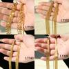 10pcs/Lot 45cm Stainless Steel 304 Link Necklace For Women Jewelry Making Accessories Diy Handmade Supplies Golden Silvery Chain