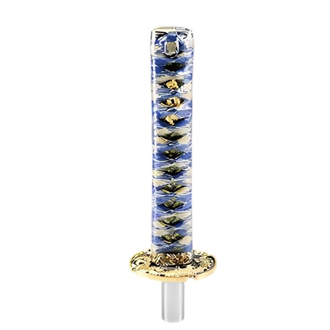 

JET INOUE Katana Shift Blue and 200mm 562225 Knob, Masamune, Gold, Long, 12x1.25mm Diameter, синий