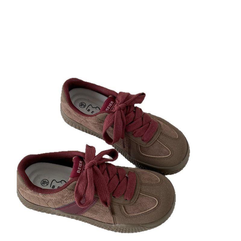 2025 new spring and summer casual board shoes platform muffin heightening shoes sports women's shoes student street shooting stream