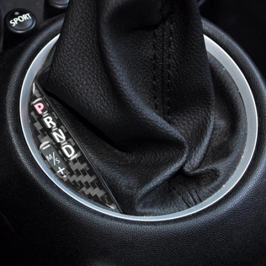 Carbon Fiber Interior Automatic Gear Shift Cover Trim For Mini Cooper 2007-2010
