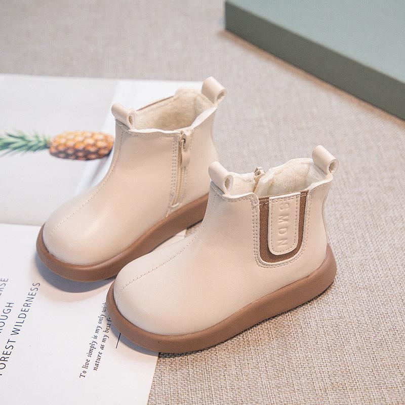 

Baby girl shoes winter velvet children s shoes girls short boots baby toddler shoes one year old baby princess shoes soft sole 15