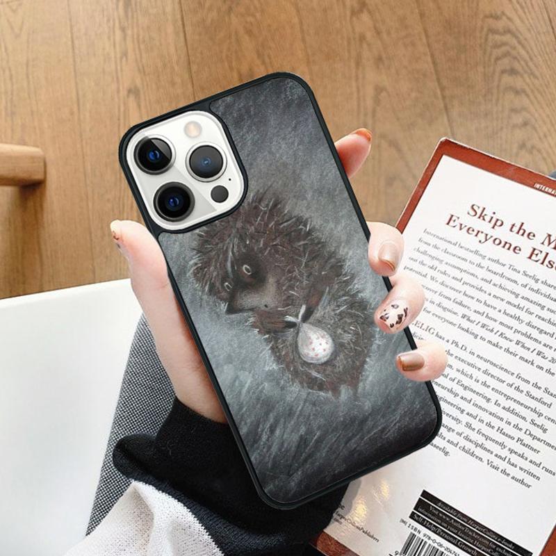 Hedgehog in the Fog Phone Case cover For iPhone 17 Air 14 13 15 16 16e Pro Max Coque 12 11 Pro Max For Apple PLUS fundas