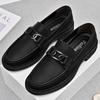 Business Elegant Men Social Casual Shoes  bottom Loafers For Men Comfortable Classic Black outdoor party wedding men's shoes
