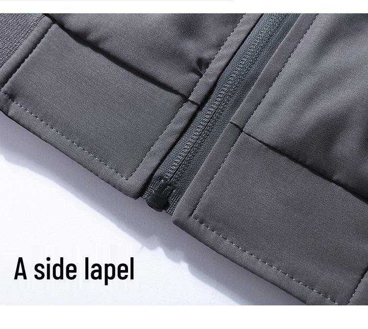 Men's Double-Sided Cotton Jacket: Casual Loose Fit, Spring/Autumn Pilot Baseball Style