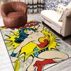 Superhero Rug Floor Mat for Living Room or Bedroom Soft and Comfortable Carpet a Gift for Birthday and Holiday.SFF0917178