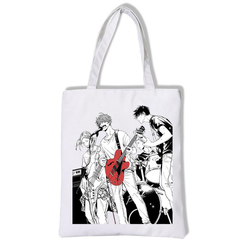 Riman Given Canvas Shoulder Bag, Popular Creative Cloth Bag White 1