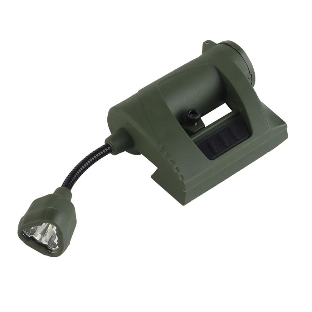 

Tactical Helmet Light MPLS CHARGE Hunting Helmet Flashlight Multifunctional 3 Modes LED Energy Saving Outdoor Headlamp зелений