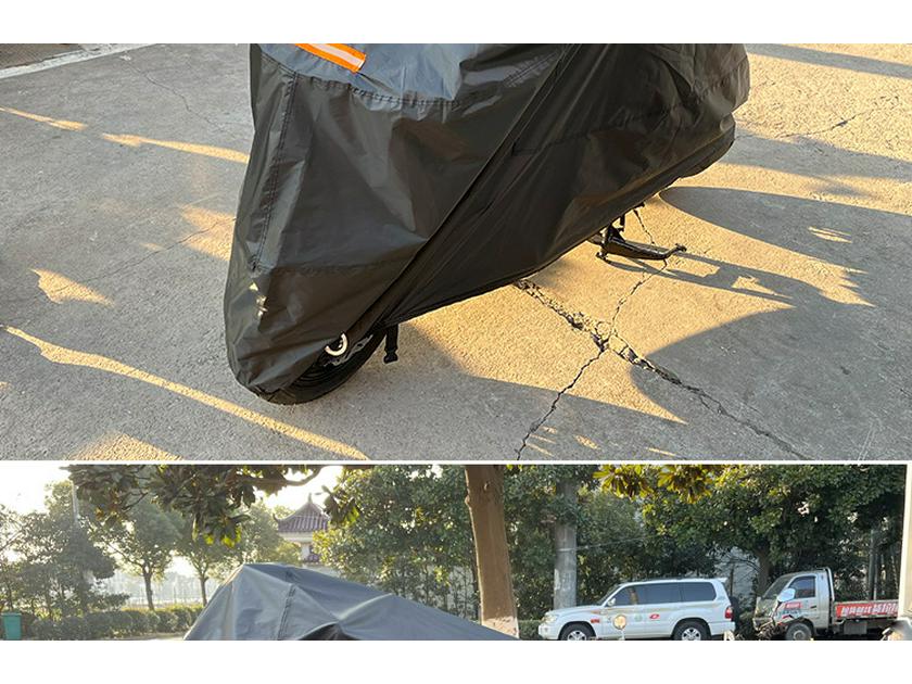 Oxford Cloth Motorcycle Cover: Waterproof, Sun & Snow Protection for Electric Vehicles