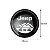 Pro Jeep 4ks 56/60mm Krytky středových krytů kol automobilu Samolepky Znak Pro Jeep Renegade Wrangler jk Compass Gran