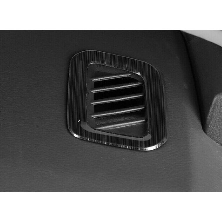 For Nissan Altima 19- Black Titanium Dashboard L&R Air Outlet Vent Trim 2pcs