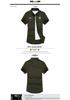 2018 Men's Outdoor Workwear Pure Cotton Epaulet Short Sleeve Shirt