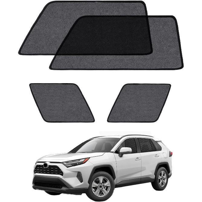 Car Window Shade for Subaru Forester -2024,2 Pack UV & Glare Protection, Breathable Privacy Screen, ect & Bug Blocker Magnetic Mesh Side Rear Sun