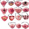 Anti-Bite Smiling Teeth Pet Muzzle Anti-Scavenge Grinning Dog Mask  Dog Cross Dressing