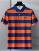 Pánské bavlněné polo s pruhy, Léto 2025 Slim Fit