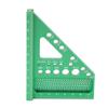 3D Multi Angle Measuring Ruler Green Metric Scale Multifunctional Woodworking Square with