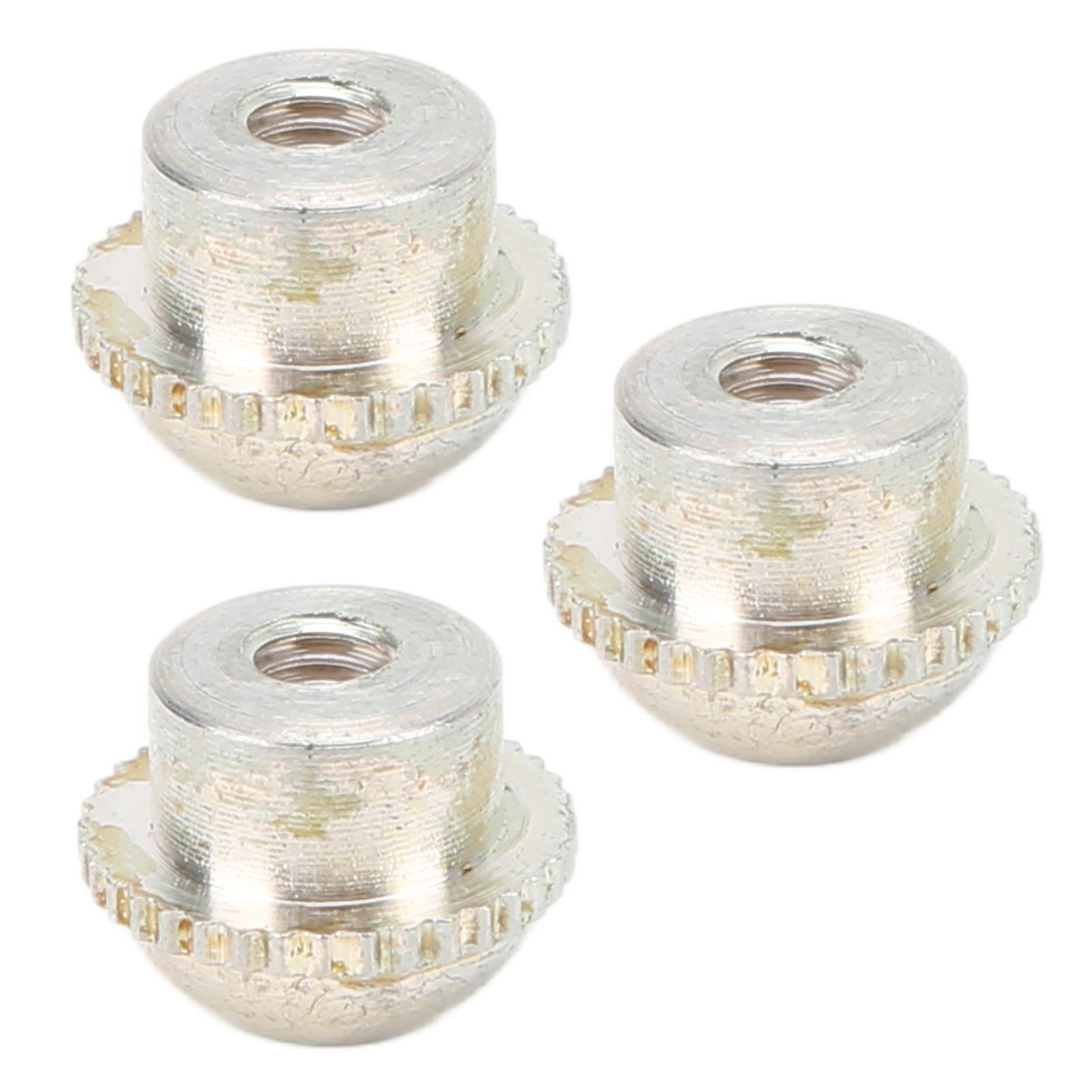 

3 шт. Колпачки для винтов пикколо из алюминиевого сплава, крышки-коронки для головки пикколо, детали для духовых инструментов