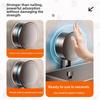 No Drill Suction Cup Bathroom Storage Rack, Wall Mount Space Aluminum Toilet Organizer for Washroom