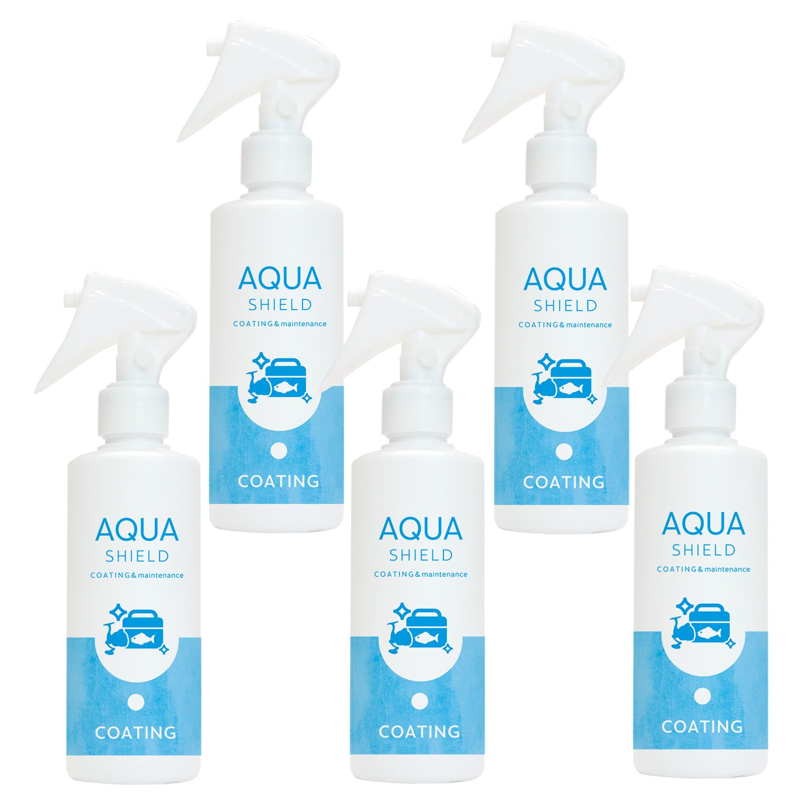 

SHIELD Водоотталкивающее покрытие для рыбалки 200 мл x 5 и для кулера и сделано в спрее большой емкости, снасти на основе стекла, бутылки, устойчивые к пятнам,