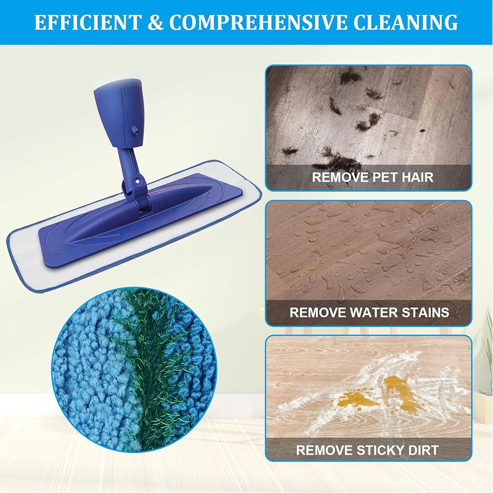 3pcs Washable & Reusable Deep Clean Pads for Bona Family of Mops