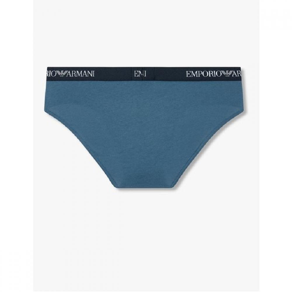 Emporio Armani Men S Color Block Logo Banded Brief  08m6111304 