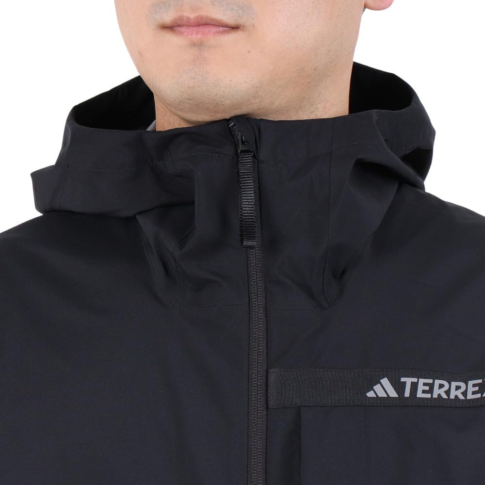 Adidas Terrex Multi RDY Rain Size Rain. 2.5-Layer Jacket, DK874, Men's, Black, J/M