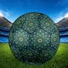 1pc Peacock Feather Theme Soccer Ball Football, Size 5, Lightweight PVC, Outdoor Training Soccer Ball,Gift C6565