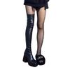 Elastic Boots Over Knee Long Boots Autumn Winter Waterproof Platform Thick-soled Skinny Boots High Heel Boots High Knight Boots Women