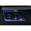For BMW 3 4 Series Cover Trim Blue Titanium Car Headlight Switch Control 2013-19