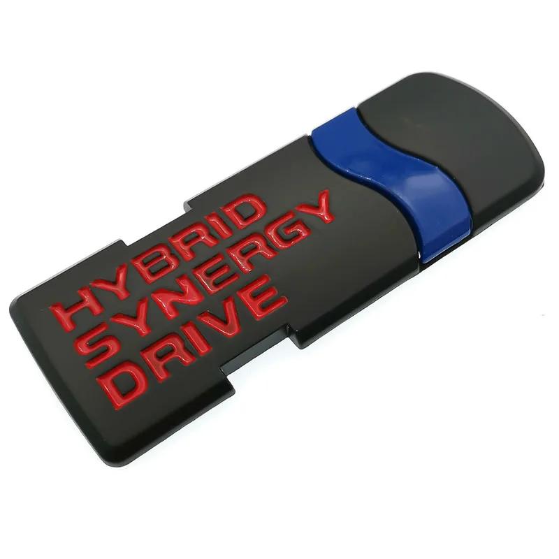 

1Pcs 3D Car Styling Hybrid Synergy Drive Metal Car Stickers Emblem Auto Badge Decal For Toyota Prius Camry Crown Auris Rav4s Car чёрный